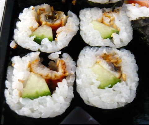 Sushi Bâ, maki anguille